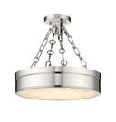Semi-Flush Mts. Bowl Style by Z-Lite ( 224 | 1944SF15-PN-LED Anders ) 