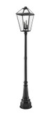 Exterior Post/Pier Head by Z-Lite ( 224 | 579PHXLXR-564P-BK Talbot ) 