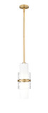 Mini Pendants Glass Down by Z-Lite ( 224 | 1946P-ROD-MGLD Cayden ) 