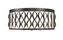 Flush Mounts Drum Shade by Z-Lite ( 224 | 1948F20-MB Harden ) 