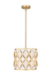 Pendants Drum Shade by Z-Lite ( 224 | 1948P12-MGLD Harden ) 