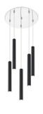 Mini Chandeliers Multi-Port/Cascade by Z-Lite ( 224 | 917MP12-MB-LED-5RCH Forest ) 