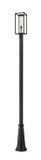 Exterior Post/Pier Head by Z-Lite ( 224 | 584PHMR-519P-BK Dunbroch ) 