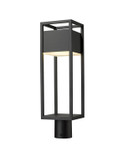 Exterior Post/Pier Head by Z-Lite ( 224 | 585PHMR-BK-LED Barwick ) 
