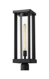Exterior Post/Pier Head by Z-Lite ( 224 | 586PHBR-BK Glenwood ) 