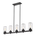 Linear/Island 4 Light + by Z-Lite ( 224 | 588-5L-BK Tahoe ) 