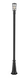 Exterior Post/Pier Head by Z-Lite ( 224 | 591PHM-519P-BK Helix ) 