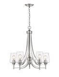 Mid. Chandeliers Glass Up by Z-Lite ( 224 | 473-5BN Joliet ) 