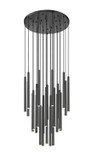 Mid. Chandeliers Multi-Port/Cascade by Z-Lite ( 224 | 919MP24-27R-MB-LED Forest ) 