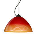 Mini Pendants Glass Down by Besa ( 74 | 1KX-4201SL-BK Besa Tessa Pendant ) 