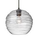 Mini Pendants Glass Down by Besa ( 74 | 1JC-462761-BK Besa Wave 10 Pendant ) 