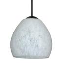 Mini Pendants Glass Down by Besa ( 74 | 1BC-412219-BK Besa Bolla Pendant ) 
