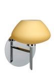 Sconces Single Glass by Besa ( 74 | 1SW-5410VM-CR Peri ) 