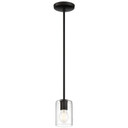 Mini Pendants Glass Down by Access ( 18 | 62585LEDDLP-MBL/CLR Oslo ) 