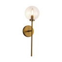 Sconces Single Glass by Alora ( 452 | WV549101AGCL Cassia ) 