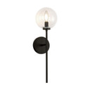 Sconces Single Glass by Alora ( 452 | WV549101MBCL Cassia ) 