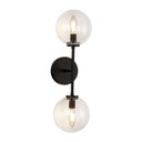 Sconces Double Glass by Alora ( 452 | WV549220MBCL Cassia ) 