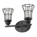 Bathroom Fixtures Two Lights by Acclaim Lighting ( 106 | IN41281BK Piers ) 