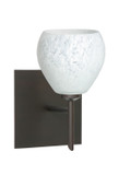 Sconces Single Glass by Besa ( 74 | 1SW-560519-BR-SQ Tay Tay ) 