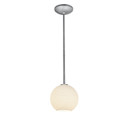 Mini Pendants Glass Down by Access ( 18 | 28085-1R-BS/WHTLN Japanese Lantern ) 