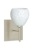 Sconces Single Glass by Besa ( 74 | 1SW-560519-SN-SQ Tay Tay ) 