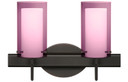 Bathroom Fixtures Two Lights by Besa ( 74 | 2SW-A44007-BR Pahu ) 
