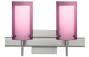 Bathroom Fixtures Two Lights by Besa ( 74 | 2SW-A44007-SN-SQ Pahu ) 