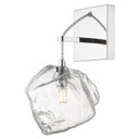 Sconces Single Glass by Access ( 18 | 63129LEDDLP-MSS/CLR Boulder ) 