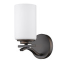 Sconces Single Glass by Acclaim Lighting ( 106 | IN41335ORB Poydras ) 