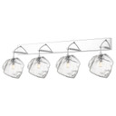 Bathroom Fixtures Four Lights by Access ( 18 | 63131LEDDLP-MSS/CLR Boulder ) 