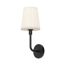 Sconces Single Glass by Alora ( 452 | WV628107MBOP Plisse ) 
