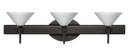 Bathroom Fixtures Three Lights by Besa ( 74 | 3SW-117607-BR Kona ) 