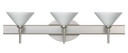 Bathroom Fixtures Three Lights by Besa ( 74 | 3SW-117607-SN Kona ) 