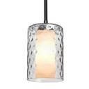 Mini Pendants Glass Down by Besa ( 74 | 1TT-ESACL-LED-BK Besa Esa Stem Pendant ) 