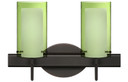 Bathroom Fixtures Two Lights by Besa ( 74 | 2SW-L44007-BR Pahu ) 