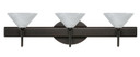Bathroom Fixtures Three Lights by Besa ( 74 | 3SW-117652-BR Kona ) 