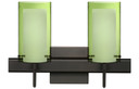 Bathroom Fixtures Two Lights by Besa ( 74 | 2SW-L44007-BR-SQ Pahu ) 