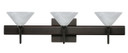 Bathroom Fixtures Three Lights by Besa ( 74 | 3SW-117652-BR-SQ Kona ) 