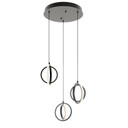Mid. Chandeliers Multi-Port/Cascade by AFX Lighting ( 162 | LCKP09L30D1BKRND3 Lock ) 