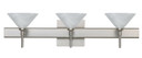 Bathroom Fixtures Three Lights by Besa ( 74 | 3SW-117652-SN-SQ Kona ) 
