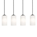 Linear/Island 4 Light + by AFX Lighting ( 162 | LEOP04MBBKLNR4 Leo ) 
