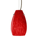 Mini Pendants Glass Down by Besa ( 74 | 1KX-4126RC-LED-BR Besa Pera 9 Pendant ) 