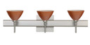 Bathroom Fixtures Three Lights by Besa ( 74 | 3SW-1743CH-SN-SQ Domi ) 