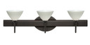 Bathroom Fixtures Three Lights by Besa ( 74 | 3SW-1743KR-BR Domi ) 