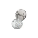 Sconces Single Glass by Alora ( 452 | WV321201PN Marni ) 