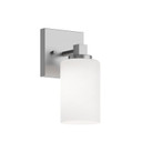 Sconces Single Glass by AFX Lighting ( 162 | LEOS0509MBSN Leo ) 