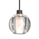 Mini Pendants Glass Down by Besa ( 74 | 1XC-BOCA5BB-LED-BK Besa Boca 5 Pendant ) 