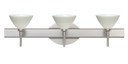 Bathroom Fixtures Three Lights by Besa ( 74 | 3SW-1743KR-SN Domi ) 