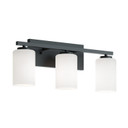 Bathroom Fixtures Three Lights by AFX Lighting ( 162 | LEOV2209MBBK Leo ) 