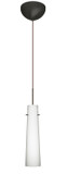 Mini Pendants Glass Down by Besa ( 74 | 1XC-567407-LED-BR Camino ) 